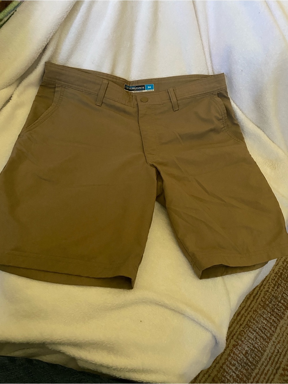 Roundtree & Yorke Tan Men's Chino Shorts